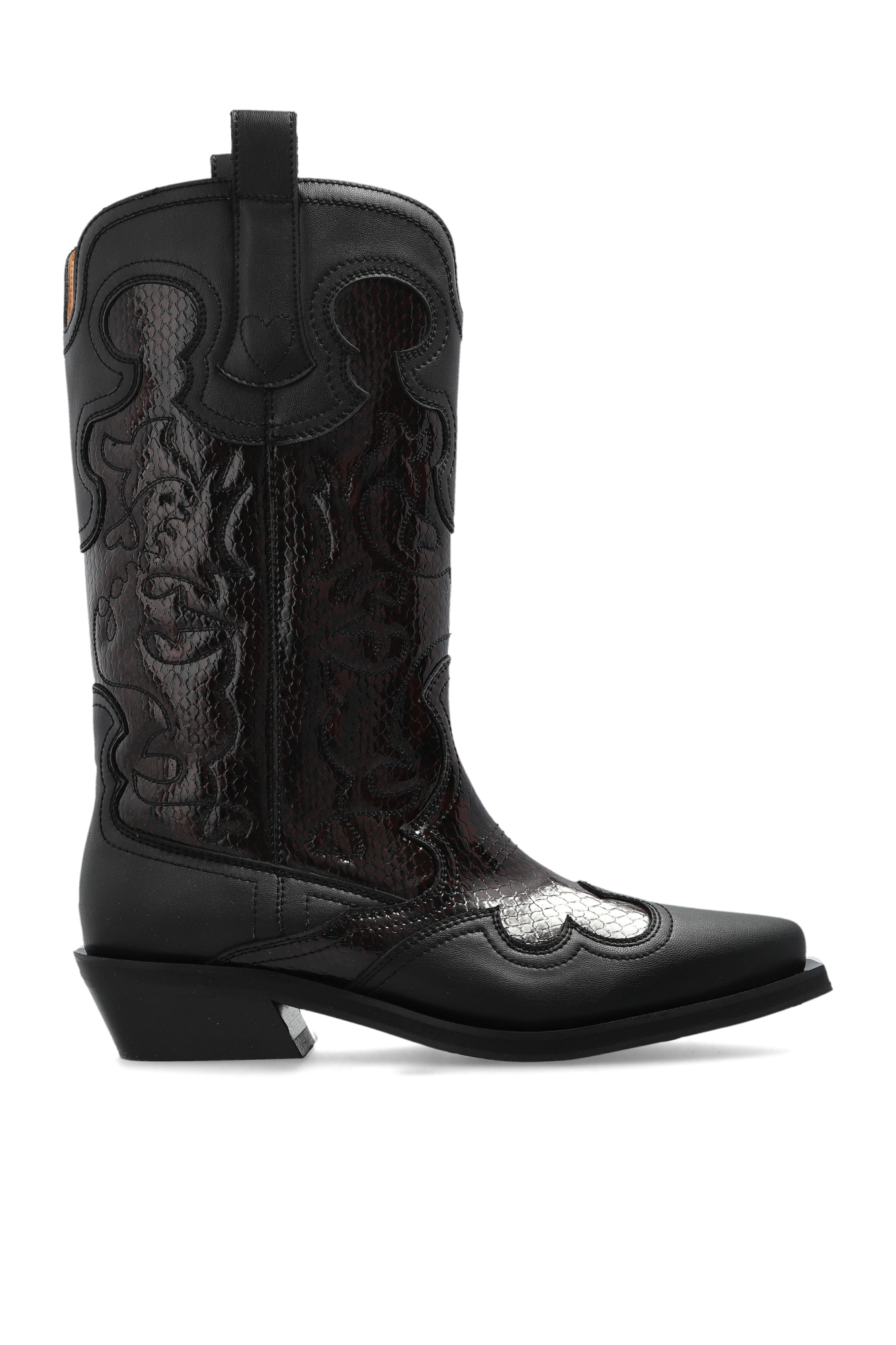 Ganni Cowboy boots with stitching | Women's Shoes | Vitkac